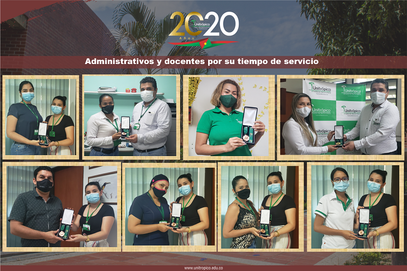 Administrativos y docentes por su tiempo de servicio último 2