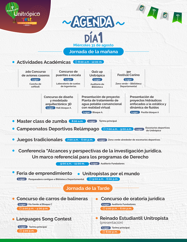 AGENDA DIA 1 3