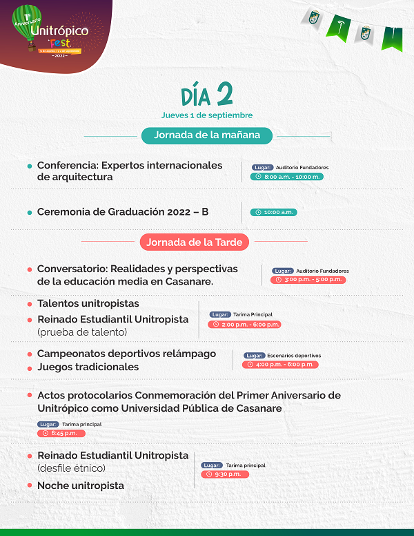 AGENDA DIA 2 4