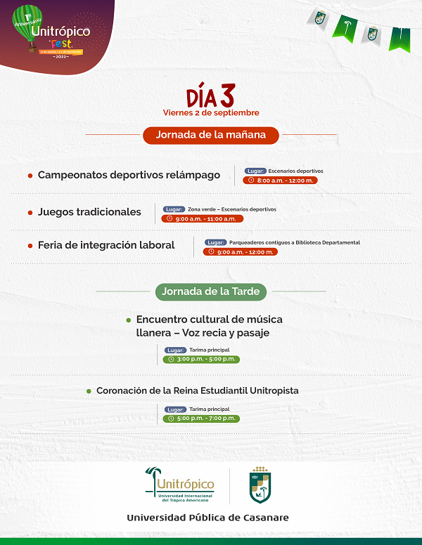 AGENDA DIA 3 3