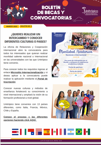 Boletin de cooperacion