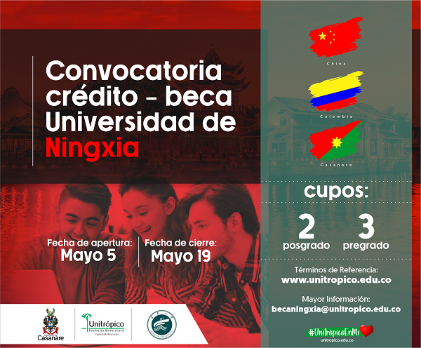 Convocatoria de becas Universidad de Ningxia. 4