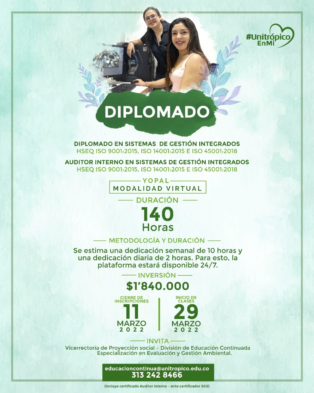 DIPLOMADO SISTEMAS INTEGRADOS DE GESTION